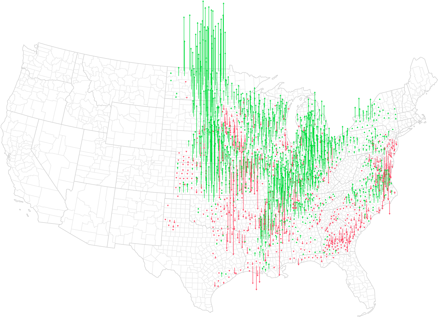 But This Year It Lost Its Crown As The Most-planted - Map Of Temperate Grassland Usa (1480x1080), Png Download