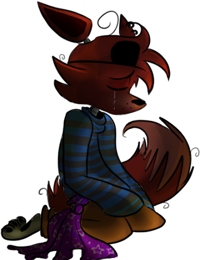 Sad Foxy By Https - Sad Foxy The Pirate (402x514), Png Download