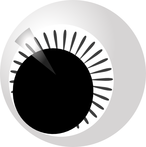 Zebra Running, Zebra, Run, Big Eyes Png Image And Clipart - Zebra Eyes Clipart (594x596), Png Download
