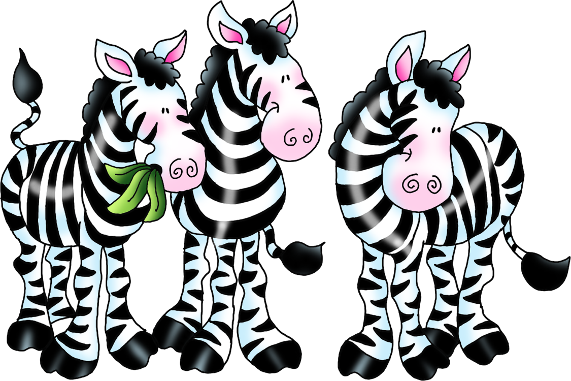 Zebra Clipart Jungle Themed - Jungle (1125x750), Png Download
