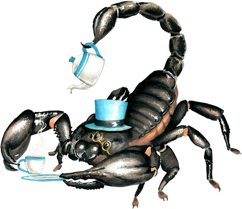 Mr - Scorpion - Fur (1024x791), Png Download