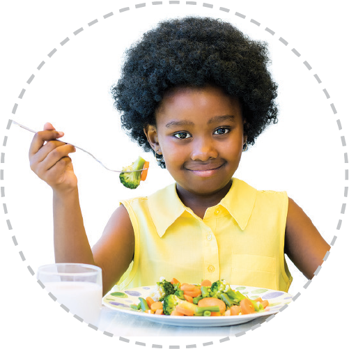 Are You And Your Family Well Fed - Niños Afros Comiendo (501x501), Png Download