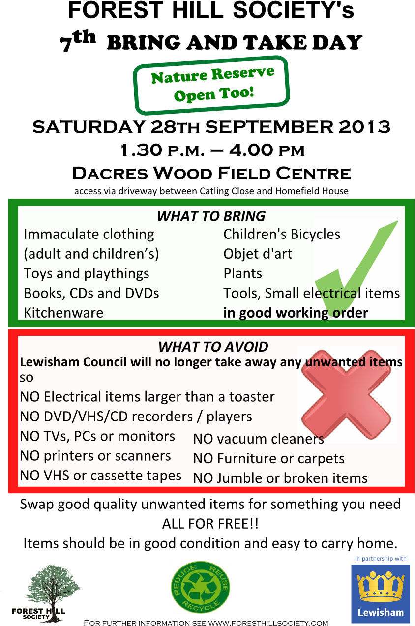 Simply Bring Any Good Quality Items For Somebody Else - Lewisham (992x1403), Png Download