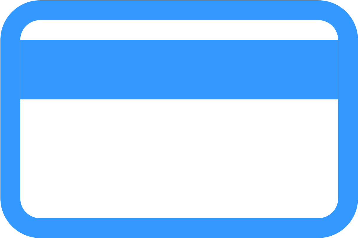 Feedbin Icon Credit Card - Credit Card Blank Png (1280x808), Png Download