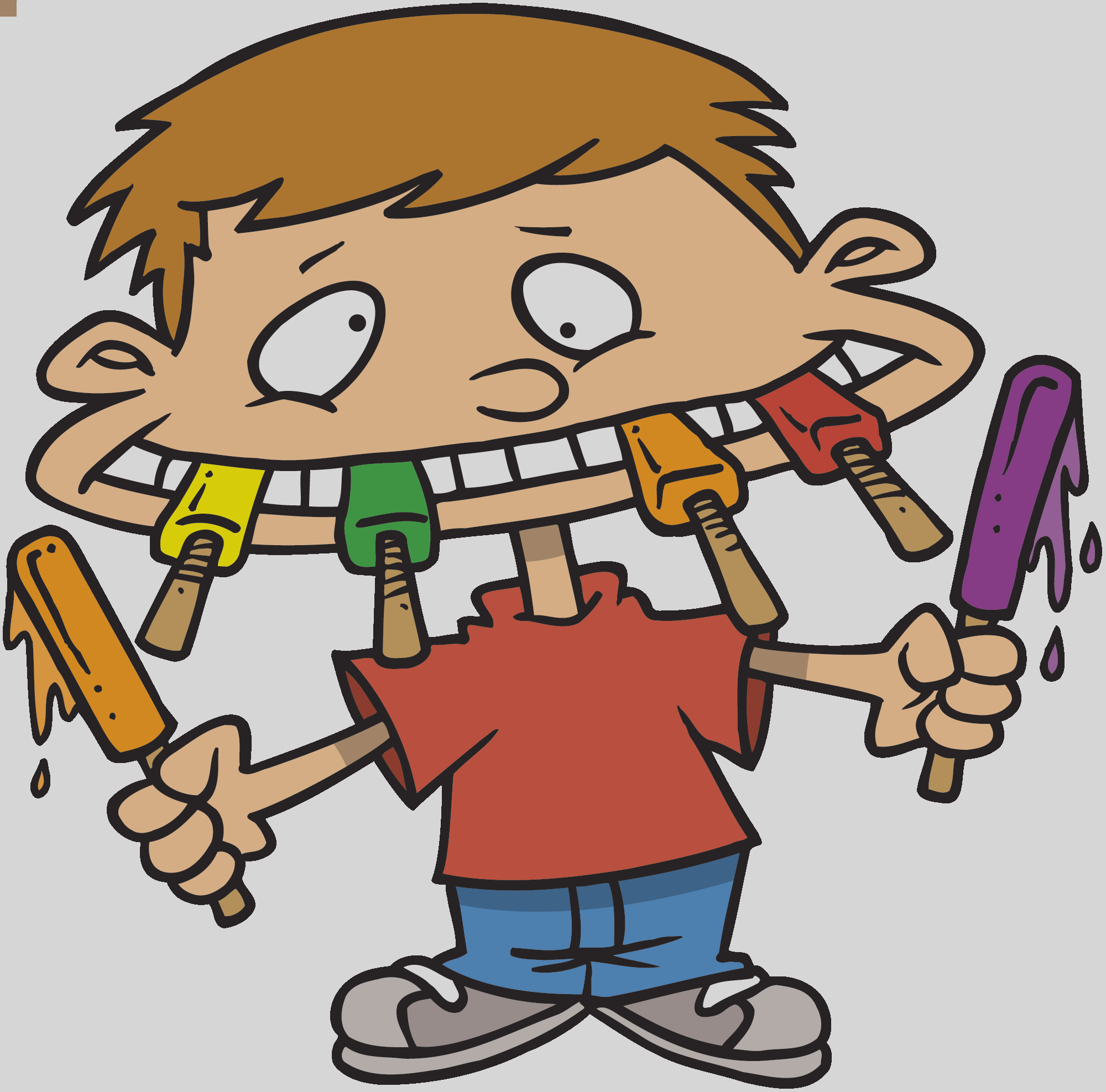 Eating Junk Food Clipart (2000x1975), Png Download