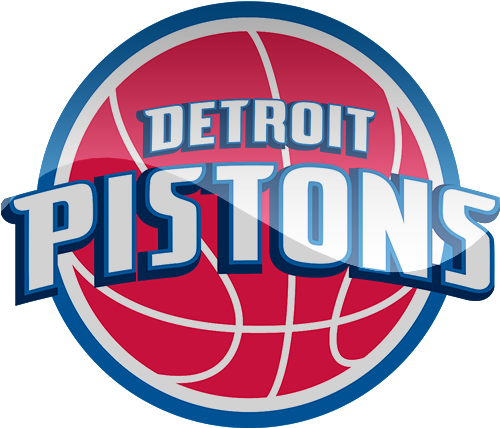 Detroit Pistons - Detroit Pistons Logo 2018 (500x500), Png Download