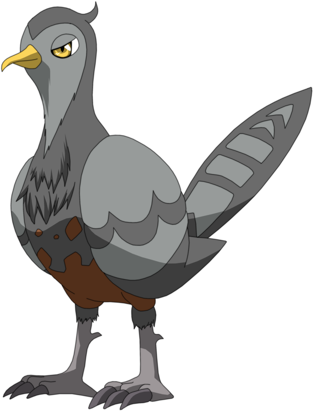 Png - Pokemon Unfezant Female (1024x1338), Png Download