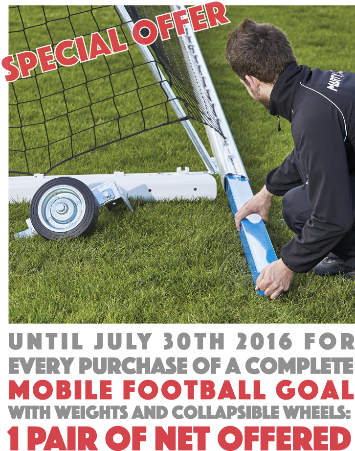 Football Mobile Goals - Roue Pour But Amovible (733x931), Png Download