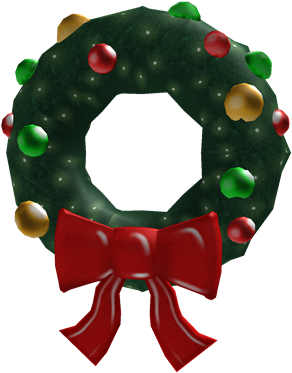 Download Deluxe Christmas Wreath - Roblox Christmas Png - Full Size PNG ...