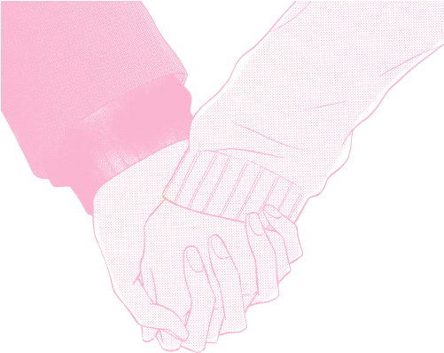 Cute Manga Couple Page (500x416), Png Download