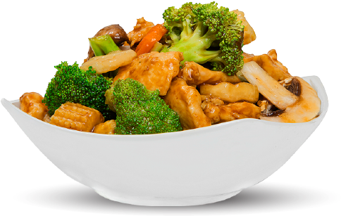 Chicken And Vegetables - Pollo Con Verduras Png (498x312), Png Download
