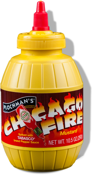 A Bottle Of Plochman's Premium Chicago Fire Mustard - Plochman's Mustard (360x674), Png Download