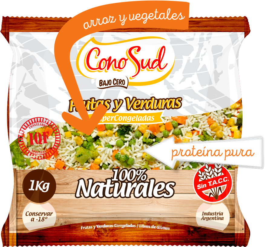 Wok De Arroz Con Vegetales - Sin Tacc (945x946), Png Download
