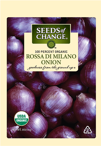 Organic Rossa Di Milano Red Onion Seeds - Onion * Rossa Di Milano * Organic Heirloom Seeds 2017 (573x573), Png Download