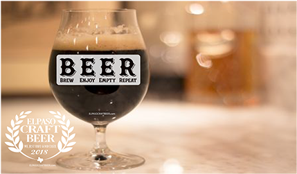 Beer- Brew Enjoy Empty Repeat - Beer (600x338), Png Download