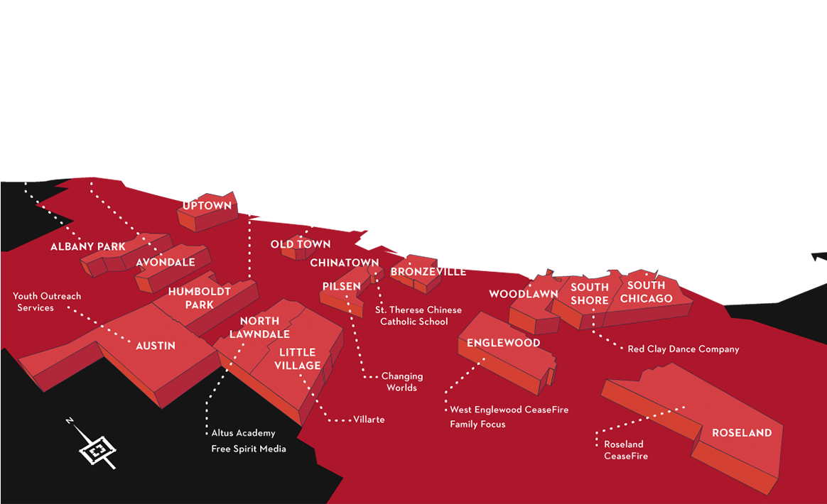 A River Spectacle Celebrating Our Neighborhoods With - Map Burned District Great Chicago Fire (1163x732), Png Download