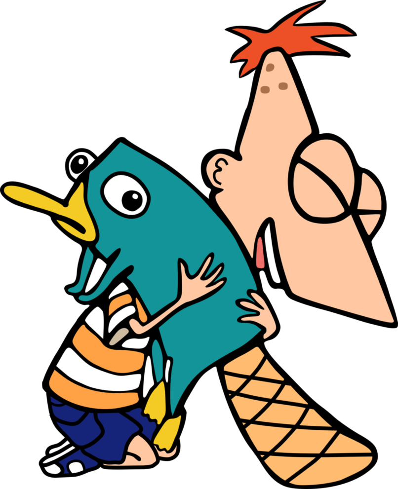 Phineas Hugs Perry Hd By Jaycasey-d5d01lp - Imagenes De Phineas Y Perry (806x991), Png Download