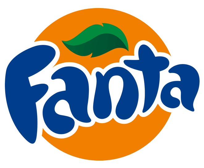 Fanta Orange Logo - Fanta Logo (1000x1000), Png Download