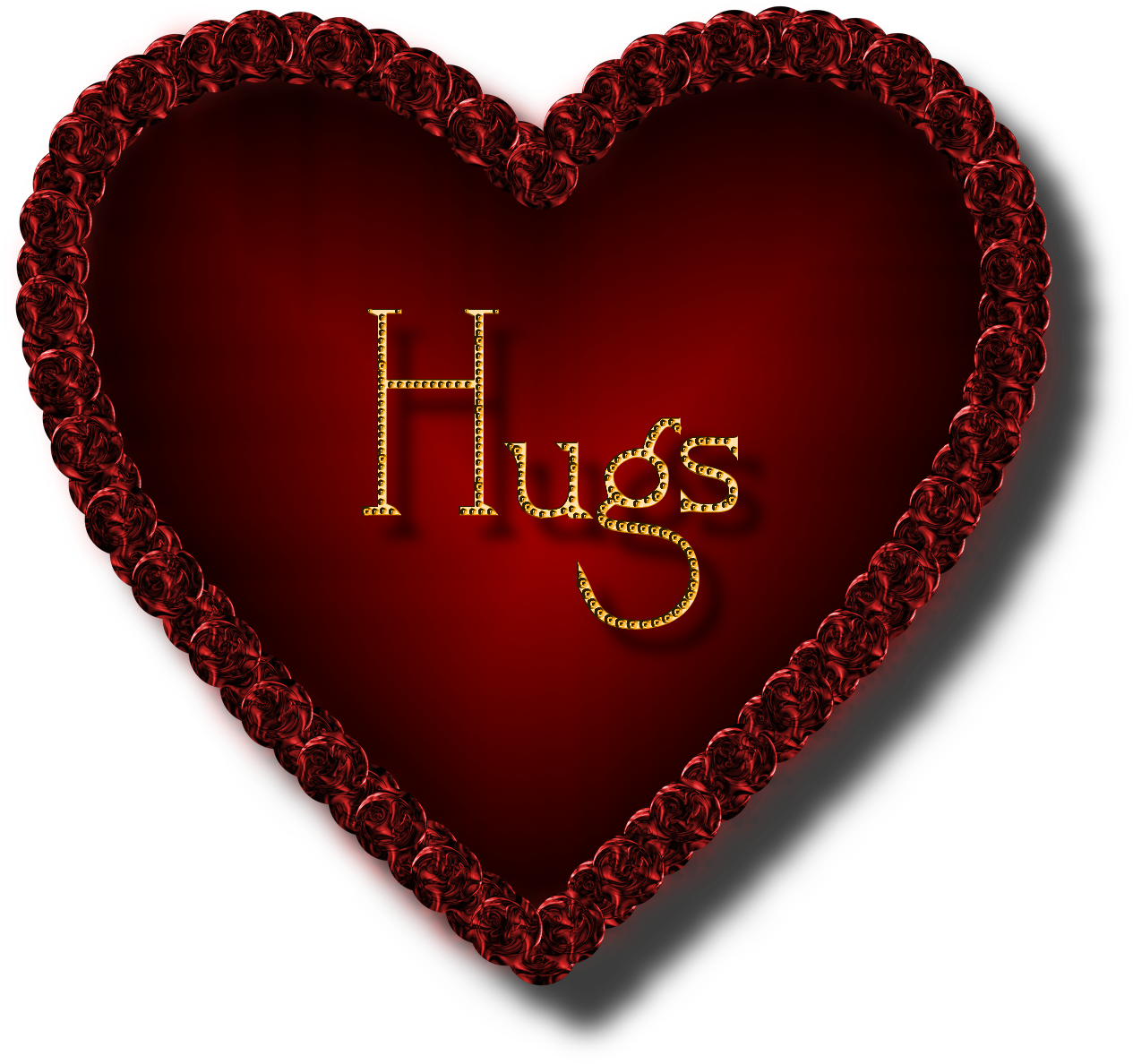 Heart Hugs - Heart (1365x1226), Png Download