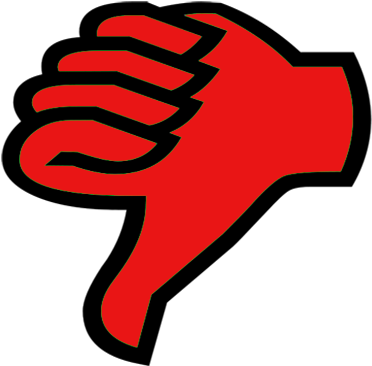 Thumbs Down Emoticon - Thumb Signal (600x400), Png Download