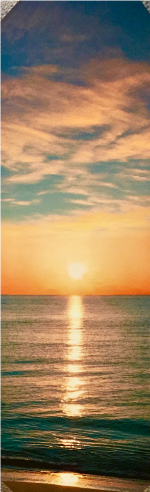 Sunset Panoramic Print - Sunset (1000x1000), Png Download