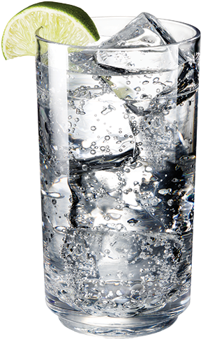 Elite 14oz Tall Highball With Soda Water - Drinique Elite Tall Highball Glass (500x500), Png Download