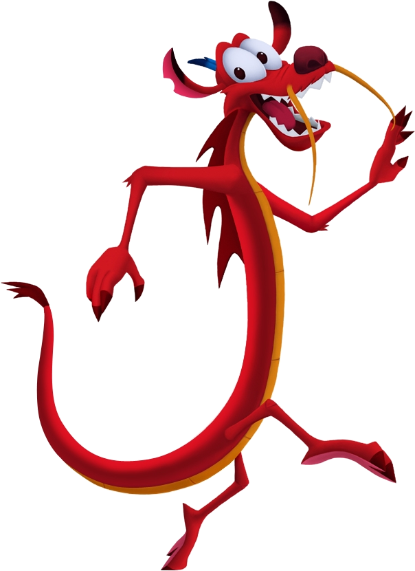 Pictures Of Fire Breathing Dragons - Kingdom Hearts Mushu (644x858), Png Download