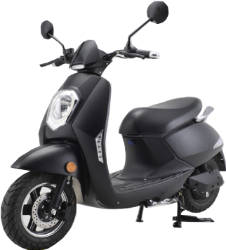 Electric Moped (402x355), Png Download