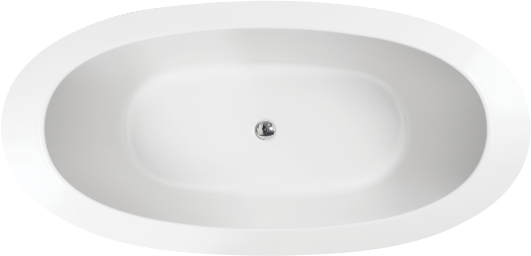 High Quality Acrylic Bathtub Aria Mm Top View - Laisvai Pastatoma Vonia 160 (1200x900), Png Download
