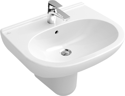 Pic 516060 526600 / 4162u001 O - Villeroy & Boch Washbasin O.novo 516067t1 (408x314), Png Download