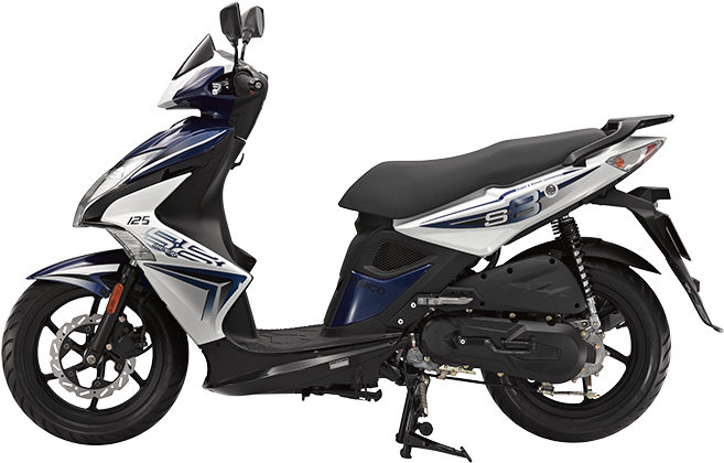 9 - Kymco Super 8 125 (700x524), Png Download