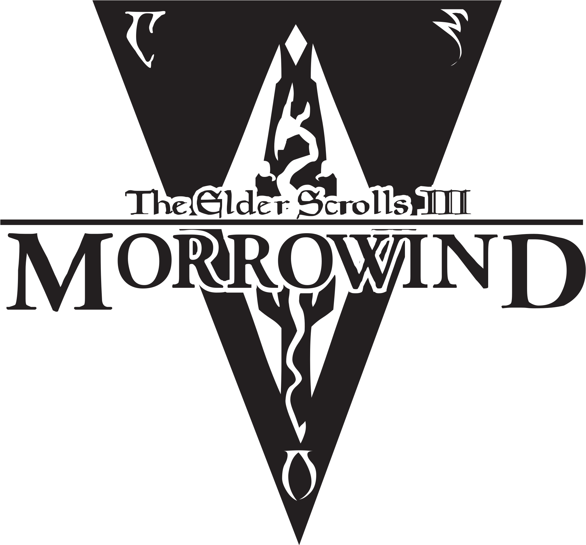 Morrowind Logo, Www - Elder Scrolls Morrowind Logo (2000x1860), Png Download