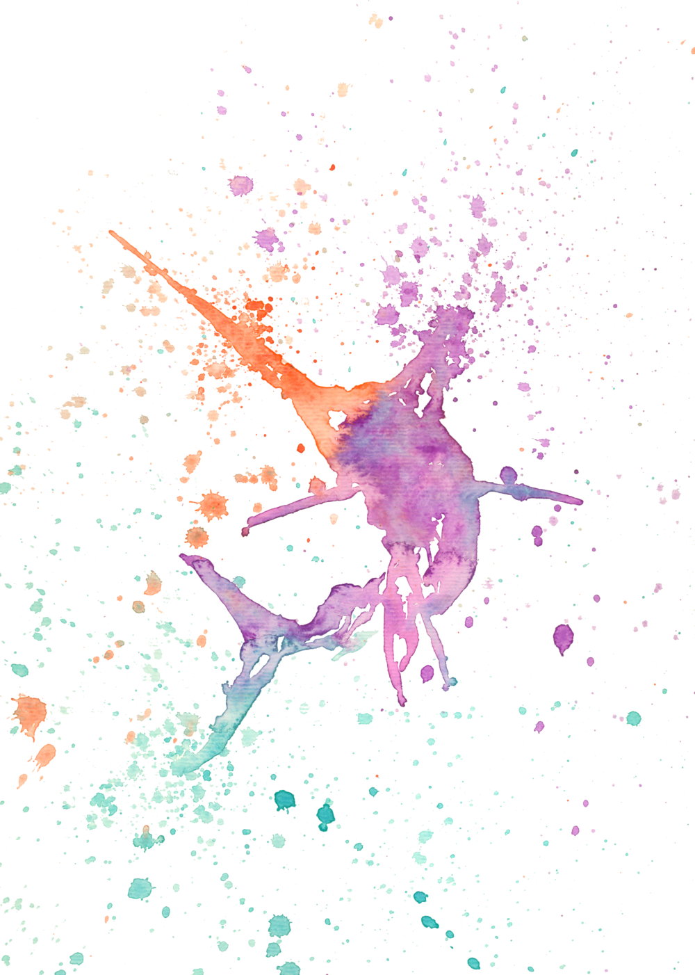 Sailfish Splatter Edited Vibrant 60 (1000x1402), Png Download