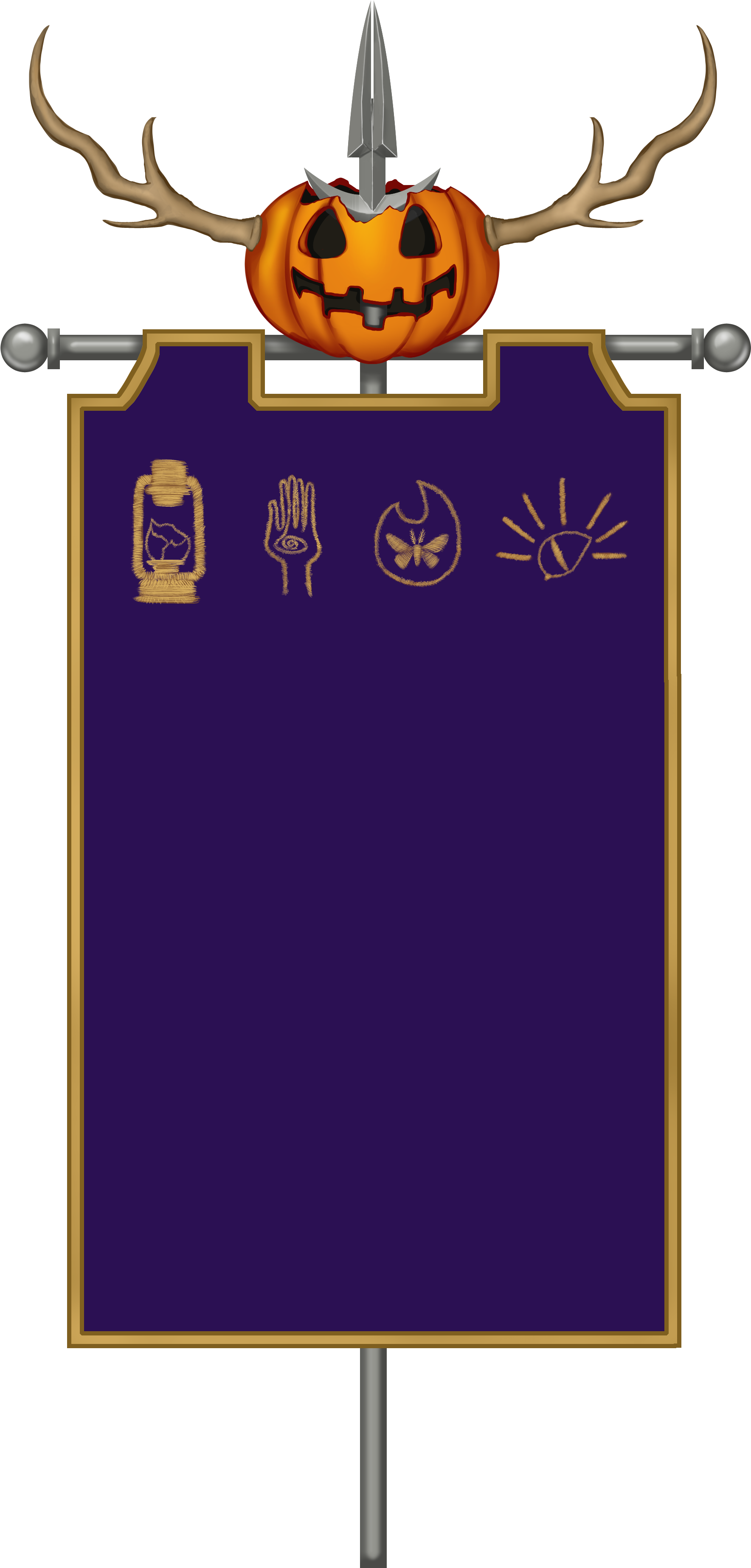 846 Kb Png - Pumpkin (2039x3800), Png Download