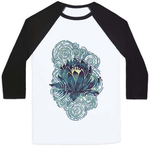 Lotus Flower Baseball Tee - Animal Crossing Shirt (484x484), Png Download