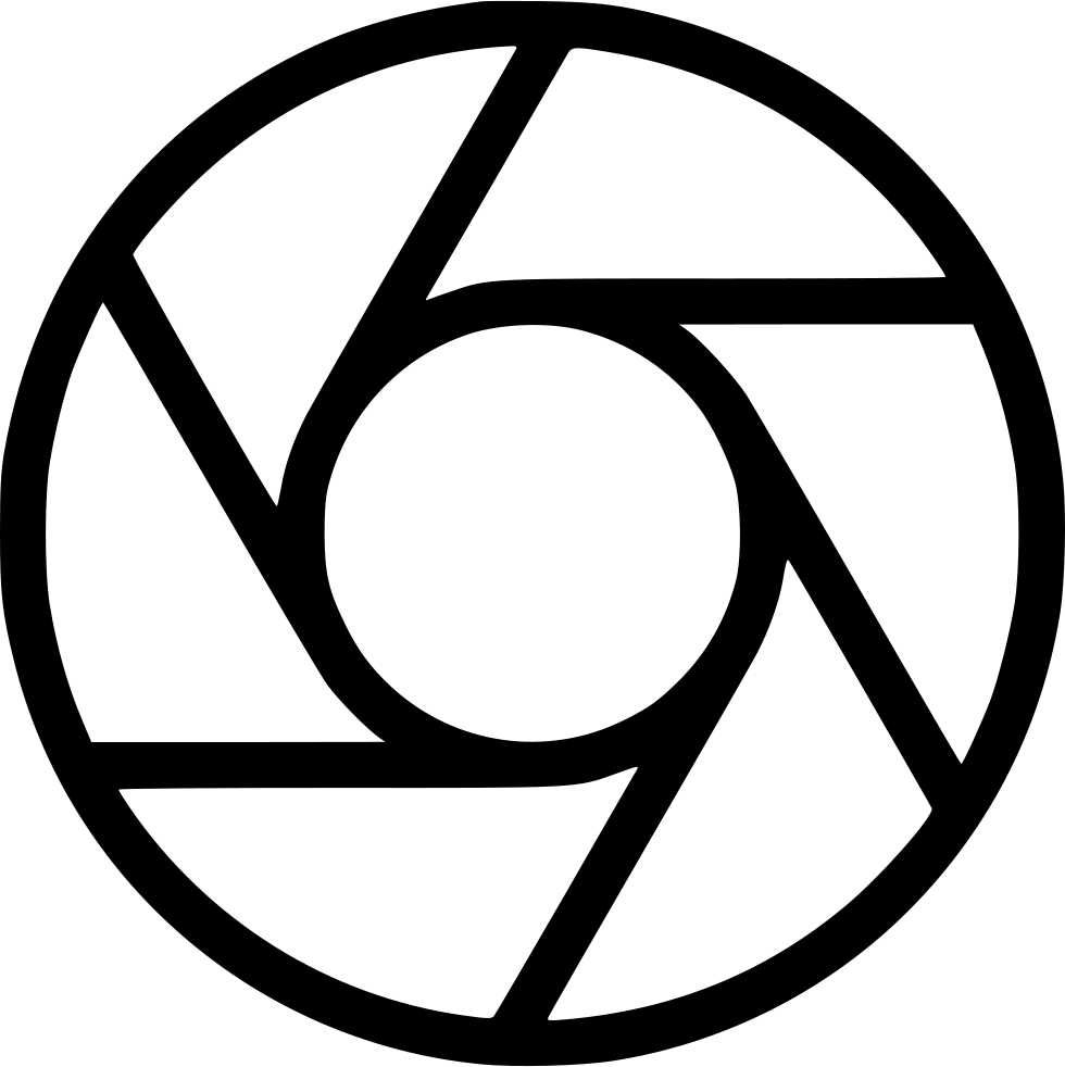Lens Comments - Chrome Black And White Icon (980x982), Png Download