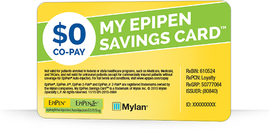 What Epipen Pricing And Parents Teach Us About Social - Epipen Savings Card 2018 (533x256), Png Download