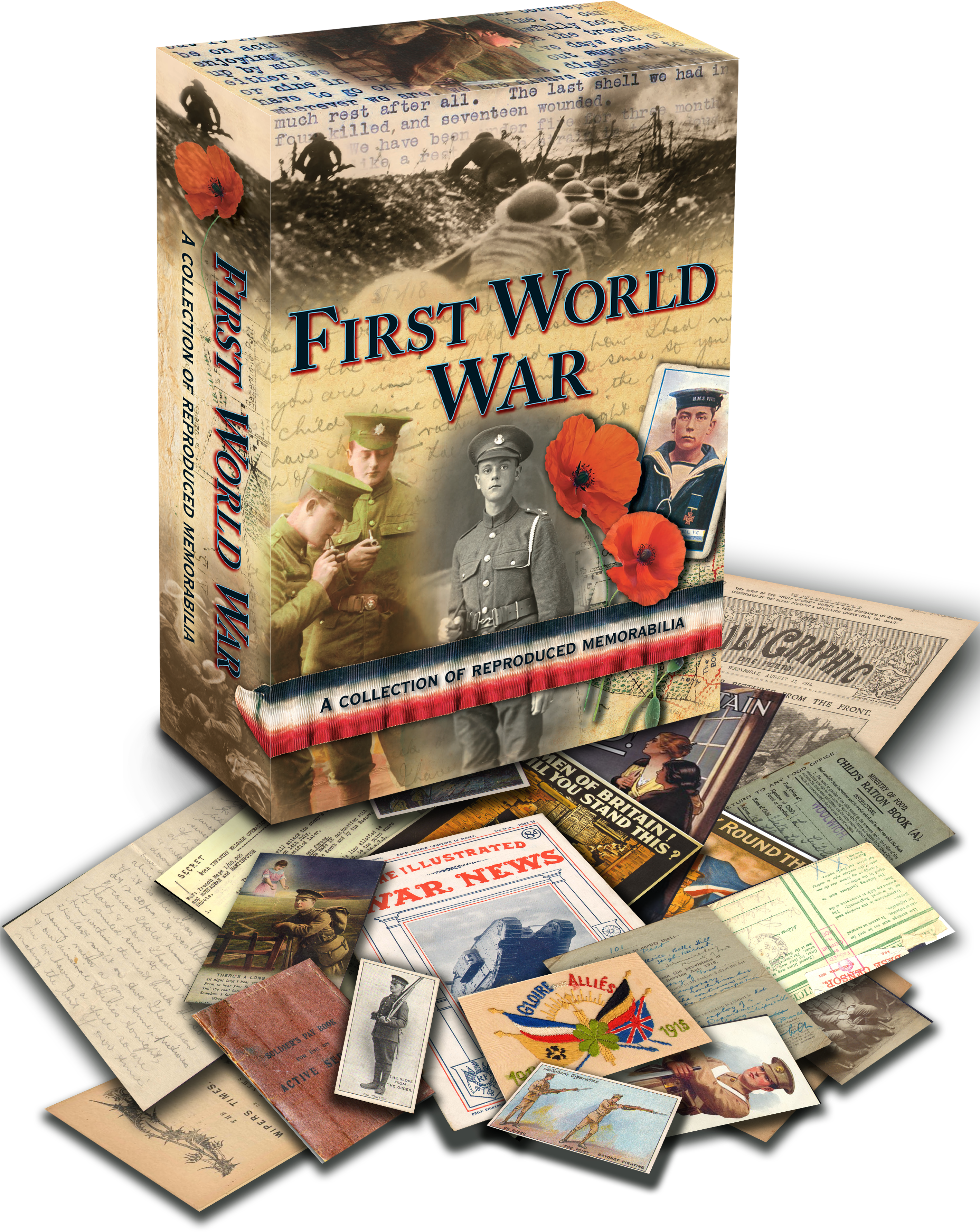 Memorabilia Pack Company World War 1 - Replica Memorabilia (2835x3862), Png Download