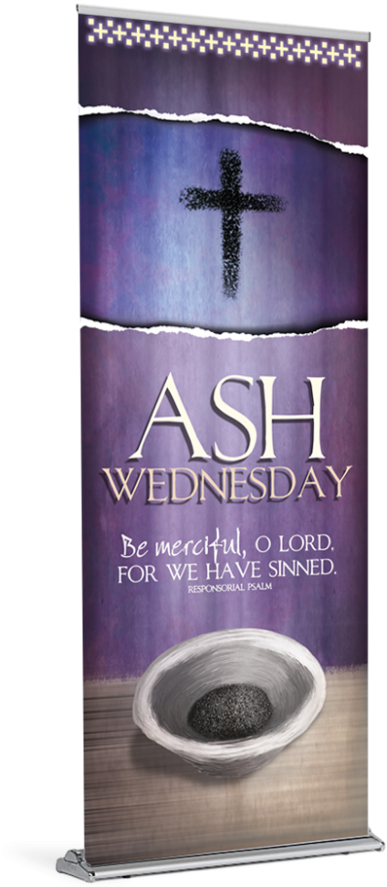 Ash Wednesday Mercy Banner - Eye Liner (1024x1024), Png Download