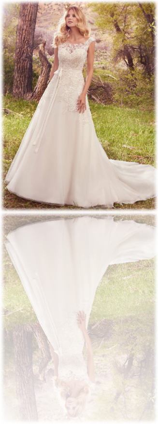 Maggie Sottero Ophelia (327x873), Png Download