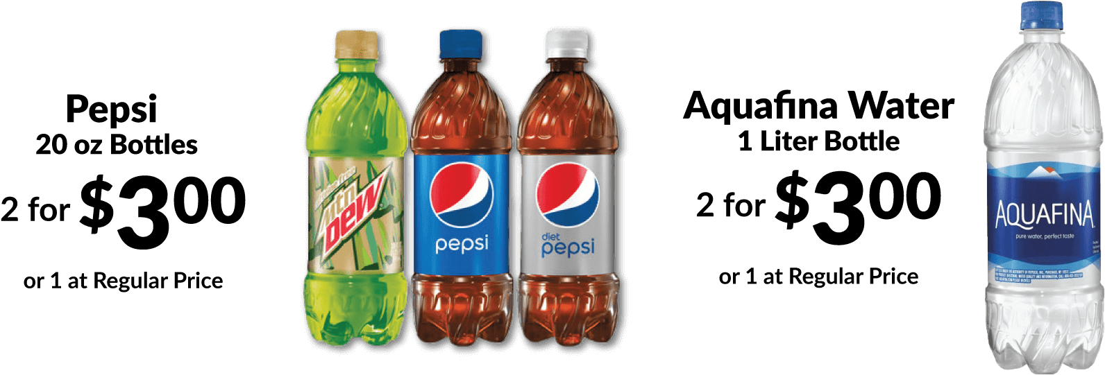 Specials - Mountain Dew Caffeine Free Soda 20 Oz Plastic Bottle (1900x600), Png Download