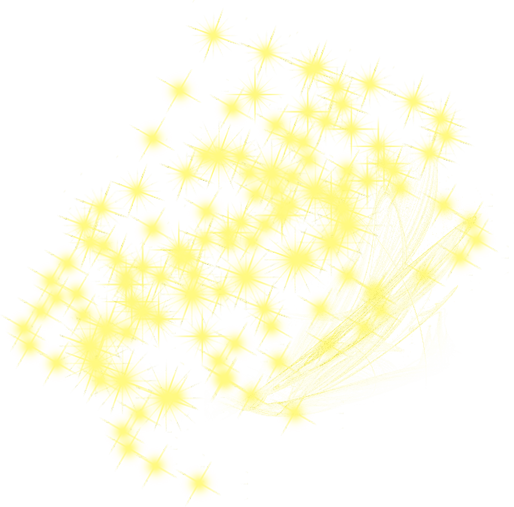 Doodle1 Doodle2 Stars Bannerribbon Sparkles - Light (514x507), Png Download