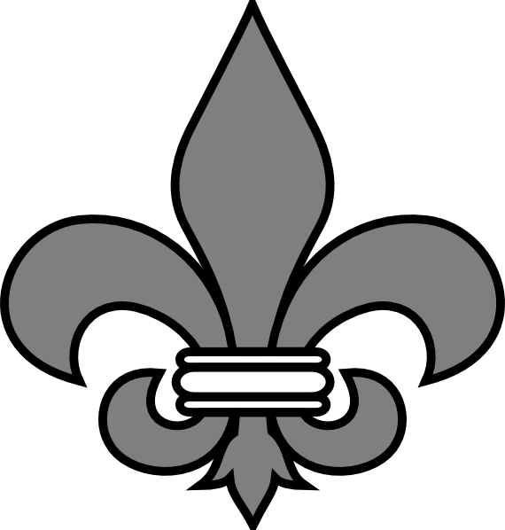 Fleur De Lis Png - Fleur Des Lis Clip Art (570x598), Png Download