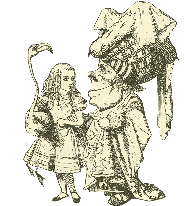 Clip Library Download Alice Drawing Modern Day - Pages From Lewis Carroll's Alice In Wonderland (727x848), Png Download