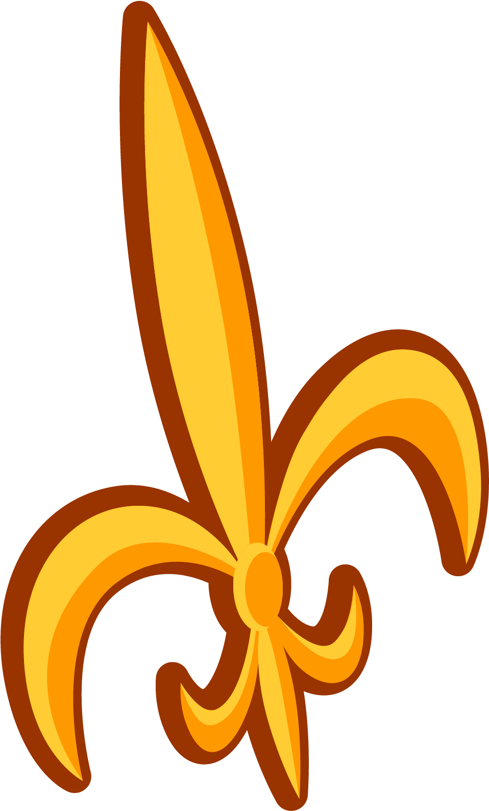Fleur De Lis Silhouette At Getdrawings - Archive (2550x3300), Png Download