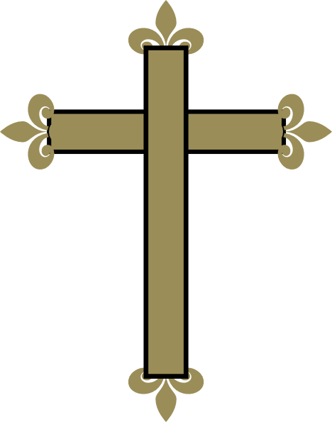 Fleur De Lis Border Clip Art Clipart - Clip Art (468x595), Png Download