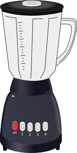 Stock The Spotlight Presents By - Blender Clipart (300x593), Png Download