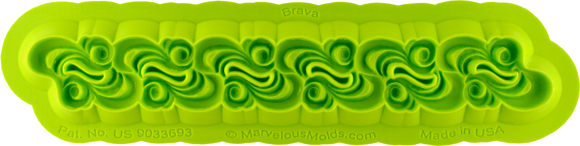 Brava Border Mold - Illustration (2378x640), Png Download