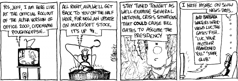 Comic Strip - "msnbc" - Carbon And Oxygen Cycle Comics (960x330), Png Download