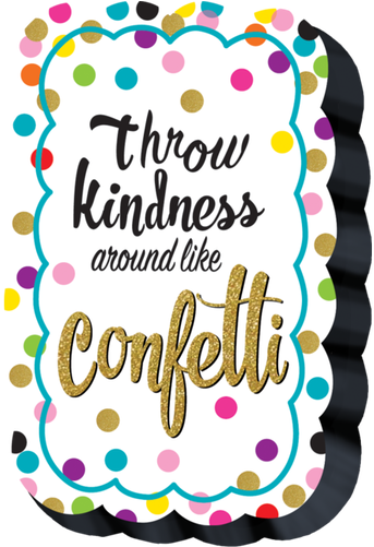 Confetti Magnetic Whiteboard Eraser - Teacher Created Resources Tcr7415 Throw Kindness Like (500x500), Png Download